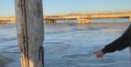 Video/ Vjosa merr përmasa të frikshme, gazetari tregon pamjet Video/ Vjosa merr përmasa të frikshme, gazetari tregon pamjet