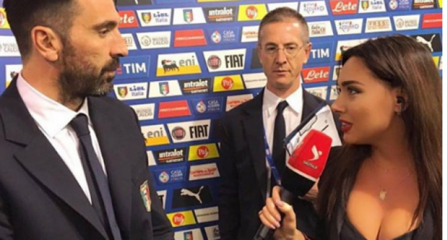 Buffon shqyen sytë duke parë Ilda Bejlerit, media italiane tallet me momentin epik (Foto)