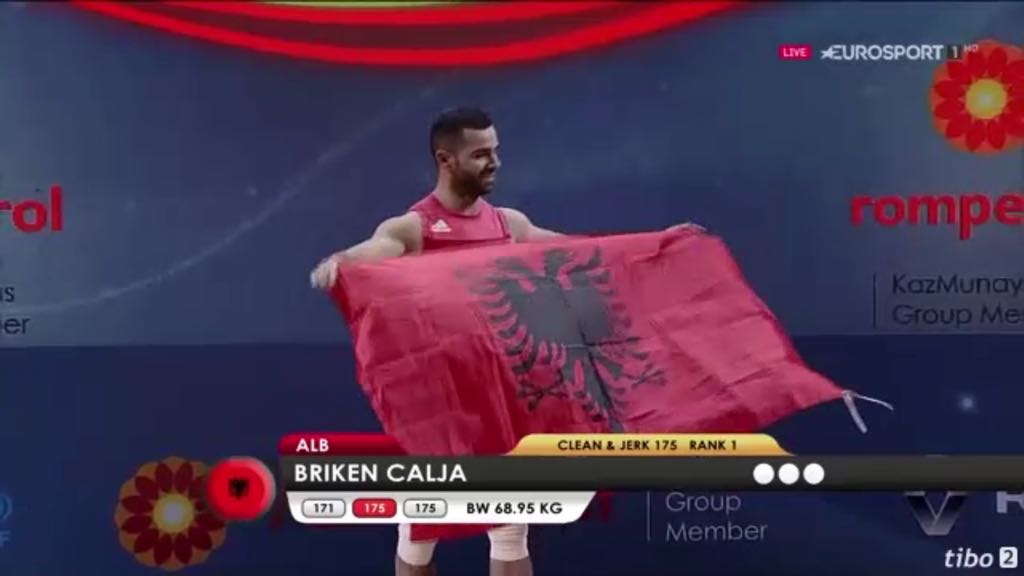 Briken Calja, triumf i trefishtë në Europian, “mbulohet” me ar Briken Calja, triumf i trefishtë në Europian, “mbulohet” me ar