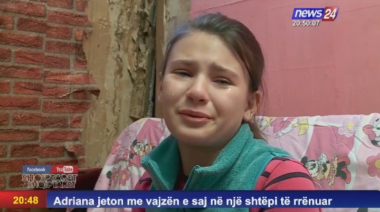 Nënë e bijë në kufijtë e mbijetesës në Shkup, apeli mes lotësh në “Shqiptarët për shqiptarët”: Na ndihmoni! (Foto+Video)