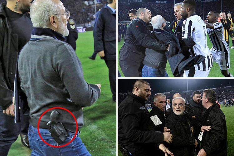 Lutja e arbitrit grek që u kërcënua me pistoletë: Kini mëshirë, gruaja ime është shtatzënë Lutja e arbitrit grek që u kërcënua me pistoletë: Kini mëshirë, gruaja ime është shtatzënë