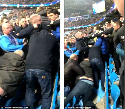 Festoi golin e Salah në tribunën e Cityt , rrihet keq tifozi i Liverpoolit (Video) Festoi golin e Salah në tribunën e Cityt , rrihet keq tifozi i Liverpoolit (Video)