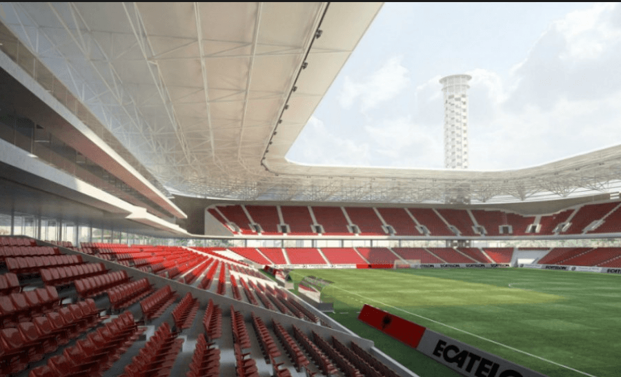 Ngrihen tre tribunat e “Arena Kombëtare”, shihni si kanë ecur punimet (Video) Ngrihen tre tribunat e “Arena Kombëtare”, shihni si kanë ecur punimet (Video)