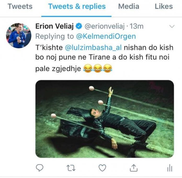 Veliaj si Neo te Matrix: T’kishte Luli nishan, do kish bo naj punë në Tiranë Veliaj si Neo te Matrix: T’kishte Luli nishan, do kish bo naj punë në Tiranë