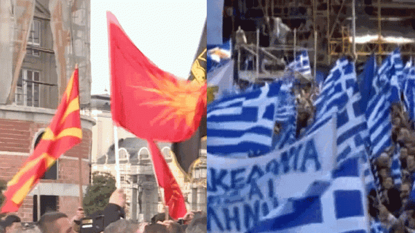 Protesta masive në Shkup dhe Athinë, njerezit në rrugë kundërshtojnë marrëveshjen historike Protesta masive në Shkup dhe Athinë, njerezit në rrugë kundërshtojnë marrëveshjen historike