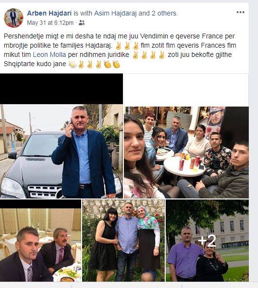 Vëllai dhe motrat e Azem Hajdarit kërkojnë azil politik në Francë. Kush i ka kërcënuar që u rrezikohet jeta, Berisha apo Haklajt?! Vëllai dhe motrat e Azem Hajdarit kërkojnë azil politik në Francë. Kush i ka kërcënuar që u rrezikohet jeta, Berisha apo Haklajt?!