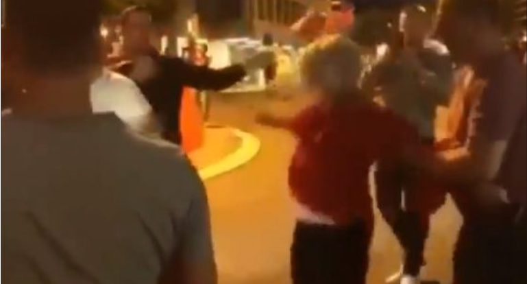 Bjondja serbe futet mes shqiptarëve në Zvicër, tenton t’i qëllojë (Video) Bjondja serbe futet mes shqiptarëve në Zvicër, tenton t’i qëllojë (Video)