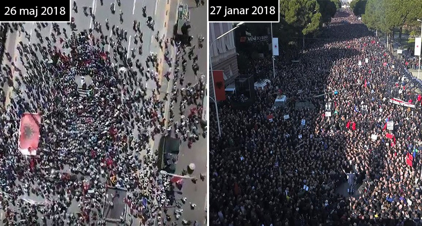 Deputetja e “verbër” e PD-së gënjen ato që shikojnë: Në 26 Maj protestë më e madhe se në 27 Janar!? Deputetja e “verbër” e PD-së gënjen ato që shikojnë: Në 26 Maj protestë më e madhe se në 27 Janar!?