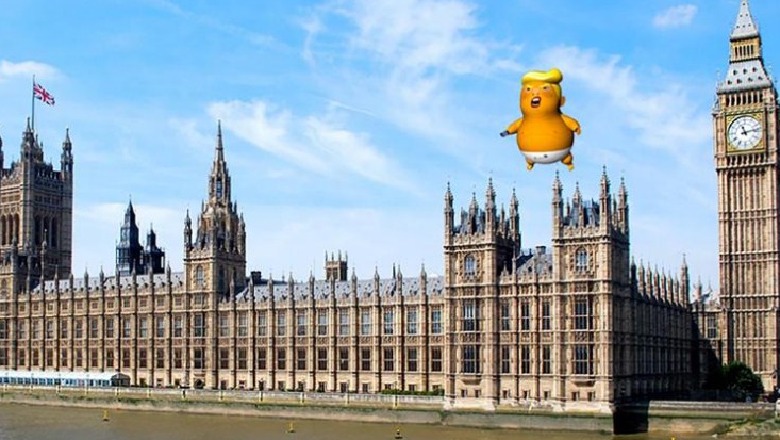 Vizita e Trump në Londër, ‘sozia’ e tij do fluturojë mbi Parlamentin Britanik (Foto) Vizita e Trump në Londër, ‘sozia’ e tij do fluturojë mbi Parlamentin Britanik (Foto)