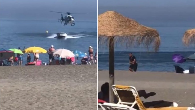 VIDEO/ Helikopteri i policisë pas burrit në skaf me drogë! Ndjekje si në filma të Hollywood-it VIDEO/ Helikopteri i policisë pas burrit në skaf me drogë! Ndjekje si në filma të Hollywood-it