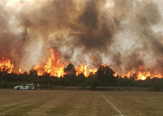 Britania përfshihet nga zjarret masive pas Athinës (Video) Britania përfshihet nga zjarret masive pas Athinës (Video)
