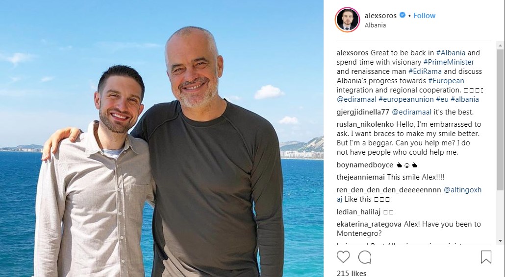 Shqipëria fantastike, Edi njeri vizionar, deklaron djali i Soros nga jug me Ramën! Shqipëria fantastike, Edi njeri vizionar, deklaron djali i Soros nga jug me Ramën!