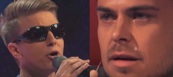 Video që po bën xhiron e botës! I verbëri që përloti të gjithë me zërin e tij (Video) Video që po bën xhiron e botës! I verbëri që përloti të gjithë me zërin e tij (Video)