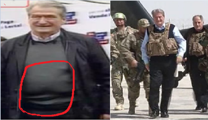 Pse Berisha veshi sërish jelek antiplumb? Pse Berisha veshi sërish jelek antiplumb?