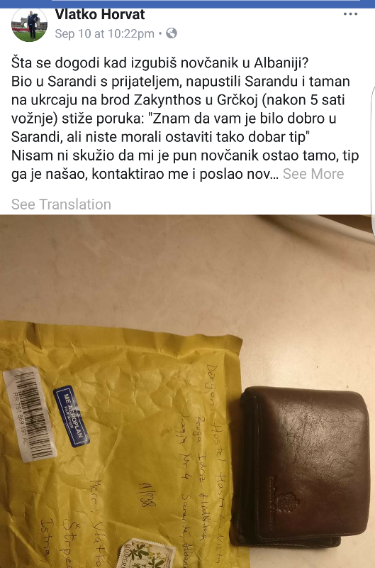 Turisti kroat humb portofolin në Sarandë, habitet se çfarë i ndodh më pas! Turisti kroat humb portofolin në Sarandë, habitet se çfarë i ndodh më pas!