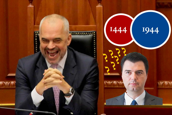 Rama sërish shkrihet me të “hutuarin” Basha: Ironizon me ngritjen e flamurit (Foto) Rama sërish shkrihet me të “hutuarin” Basha: Ironizon me ngritjen e flamurit (Foto)