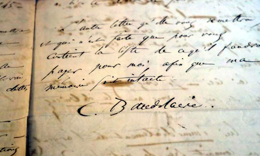 Shitet në ankand letra “e fundit” e Bodlerit Shitet në ankand letra “e fundit” e Bodlerit