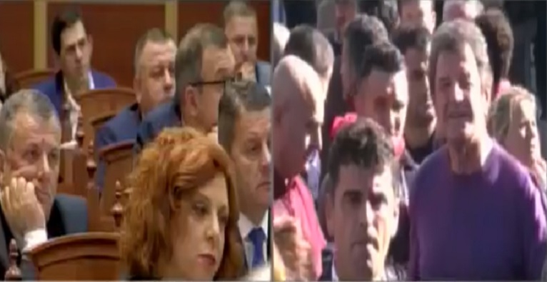 Sali Lushaj në ballë të protestës së dhunshme kundër Unazës së Madhe Sali Lushaj në ballë të protestës së dhunshme kundër Unazës së Madhe