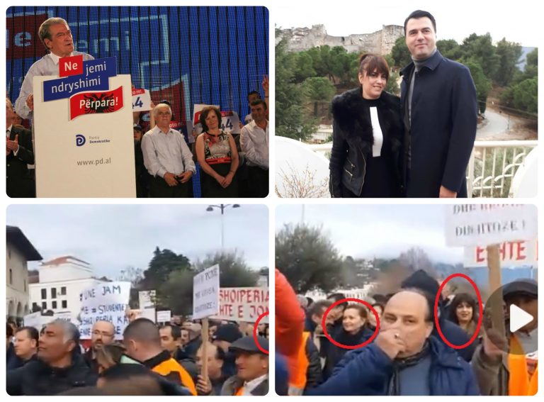 Fotot/ Teatër në qendër të Beratit, emrat e drejtuesve të PD që bllokuan rrugën në emër të studentëve, mes tyre nënkryetarja e Bashkisë Fotot/ Teatër në qendër të Beratit, emrat e drejtuesve të PD që bllokuan rrugën në emër të studentëve, mes tyre nënkryetarja e Bashkisë