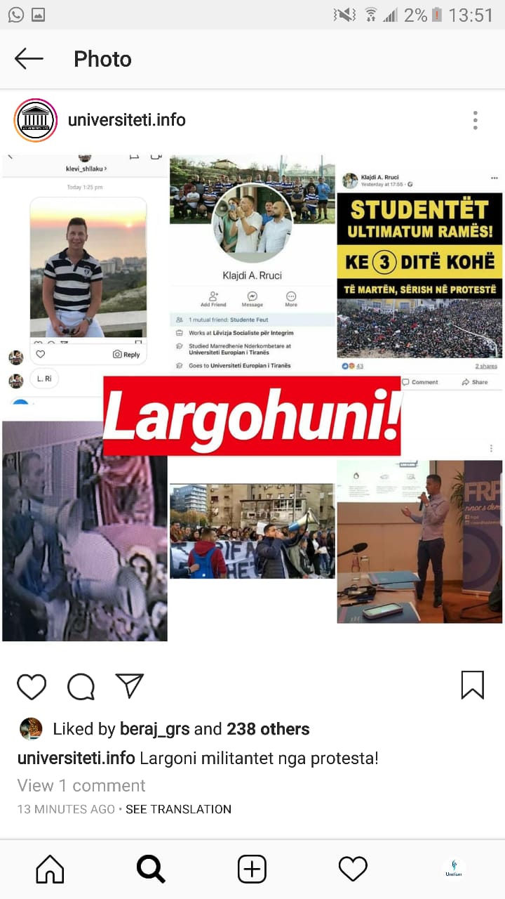 FOTO/ PD dhe LSI infiltrojnë njerëzit e tyre në protestën e studentëve, por ata i demaskojnë FOTO/ PD dhe LSI infiltrojnë njerëzit e tyre në protestën e studentëve, por ata i demaskojnë