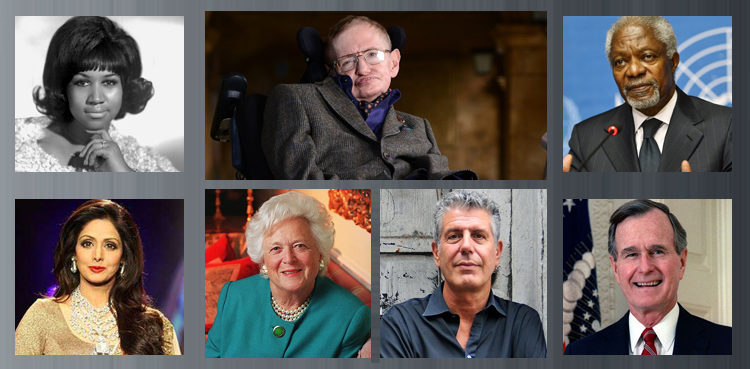 Të “mëdhenjtë” që humbëm në vitin 2018 Të “mëdhenjtë” që humbëm në vitin 2018