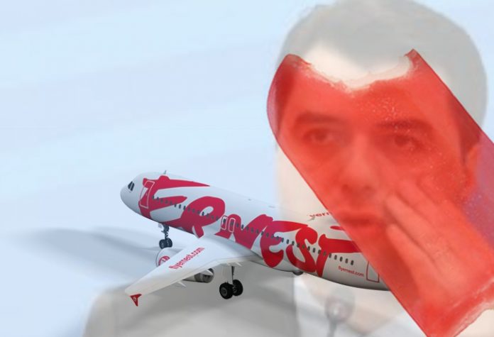 “Fly Ernest” kompania e lidhur me Lulzim Bashën! Në vend që të përgjigjen para drejtësisë për miliona euro të vjedhura… vazhdon e torturon shqiptarët nëpër aeroporte!