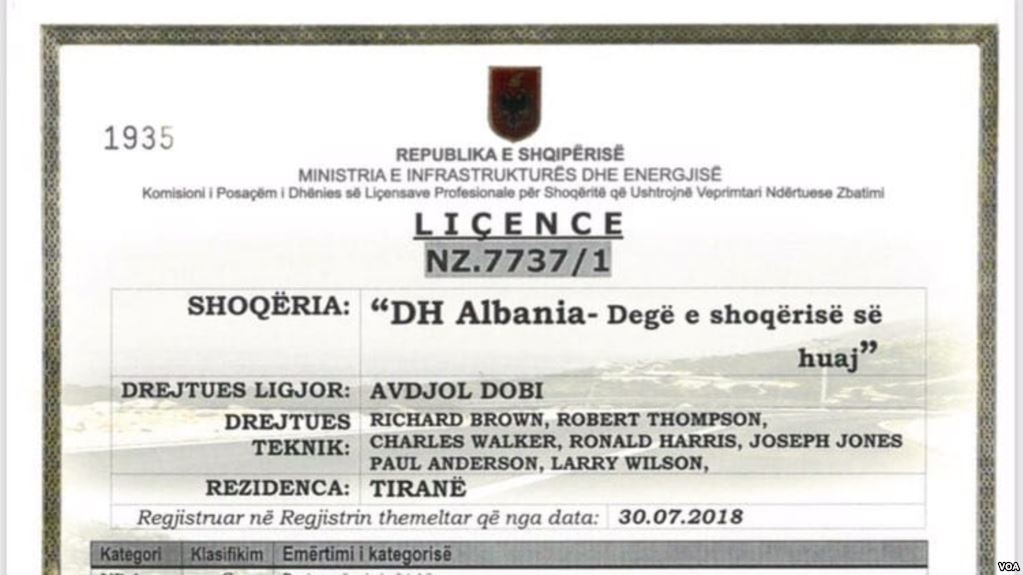 “Zëri i Amerikës”: “DH Albania” aplikoi për ndërtimin e “Unazës” dhe u ndihmua nga institucionet shqiptare, pa ekzistuar fare “Zëri i Amerikës”: “DH Albania” aplikoi për ndërtimin e “Unazës” dhe u ndihmua nga institucionet shqiptare, pa ekzistuar fare