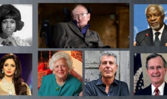 Të famshmit që humbën jetën në 2018-ën! Të famshmit që humbën jetën në 2018-ën!