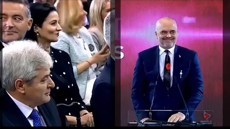 Rama shkëmbeu deklarata dashurie në samit, por dikush u bë xheloze (Video) Rama shkëmbeu deklarata dashurie në samit, por dikush u bë xheloze (Video)