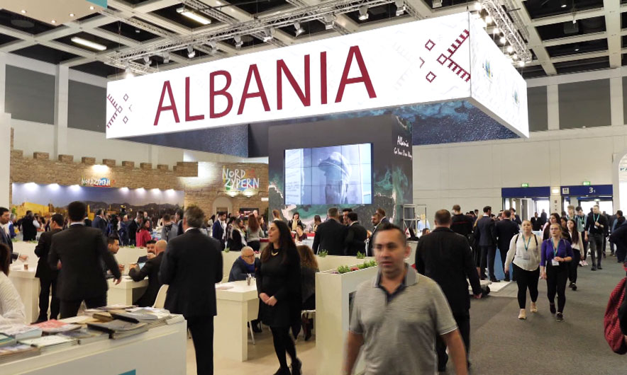 Shqipëria turistike prezantohet në panairin e Berlinit mes 180 shteteve Shqipëria turistike prezantohet në panairin e Berlinit mes 180 shteteve