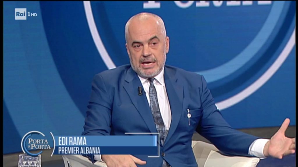 Edi Rama në “Porta a Porta”: Nuk ka revoltë popullore në Shqipëri, protestat nga një opozit që nuk fiton kurrë zgjedhjet… kërkon alibi për disfatën Edi Rama në “Porta a Porta”: Nuk ka revoltë popullore në Shqipëri, protestat nga një opozit që nuk fiton kurrë zgjedhjet… kërkon alibi për disfatën