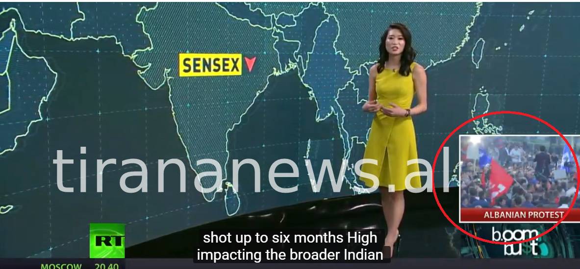 Televizioni “Russian Today” e kthen “sinjalin” nga Lulzim Basha, transmeton live protestën e PD-së