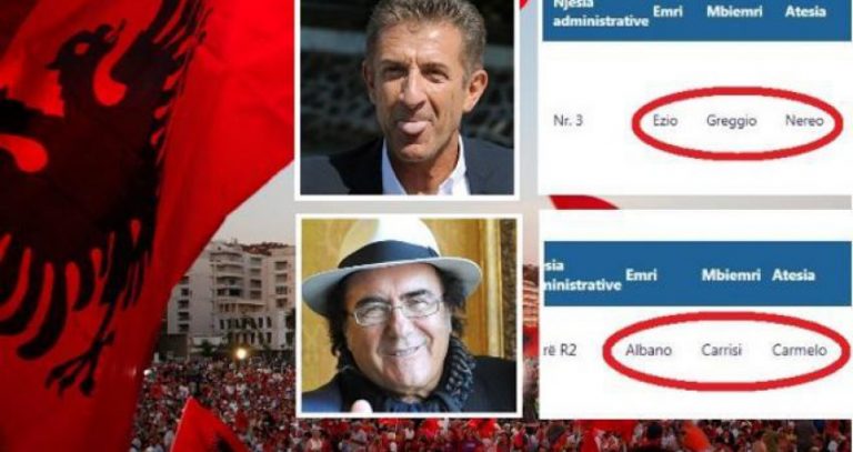 Edhe këto dy italianë të famshëm mund të votojnë në Shqipëri, sipas “Corriere Della Sera” Edhe këto dy italianë të famshëm mund të votojnë në Shqipëri, sipas “Corriere Della Sera”