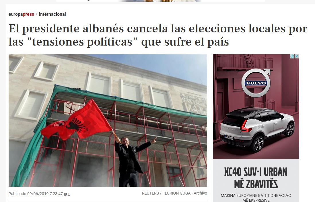 Pas vendimit të presidenti për anulimin e zgjedhjeve mediat e huaja nxijnë Shqipërinë: “Shpërthen kaosi në Tiranë”