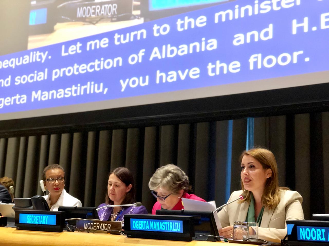 Manastirliu në Forumin Politik në OKB: Shqipëria e angazhuar për përmbushjen e objektivave të zhvillimit të qëndrueshëm Manastirliu në Forumin Politik në OKB: Shqipëria e angazhuar për përmbushjen e objektivave të zhvillimit të qëndrueshëm