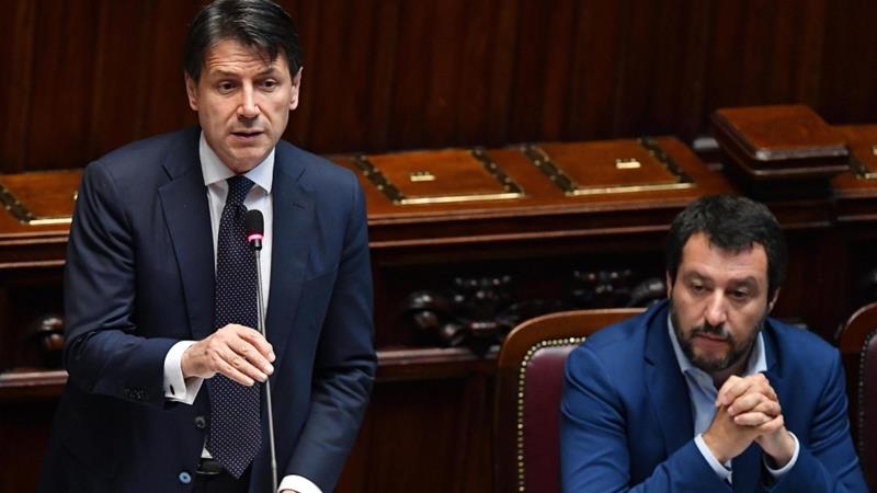 Kryeministri italian jep dorëheqjen: Për krizën e ka fajin Salvini! Kryeministri italian jep dorëheqjen: Për krizën e ka fajin Salvini!