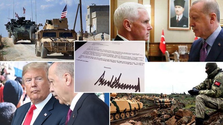 Lëvizjet diplomatike “kërcënuese” të Trump: Si u arrit armëpushimi pas ofensiva ushtarake të Turqisë mbi Sirinë?! Lëvizjet diplomatike “kërcënuese” të Trump: Si u arrit armëpushimi pas ofensiva ushtarake të Turqisë mbi Sirinë?!