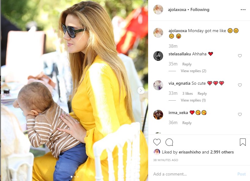 Ajola në superformë ndan momentet e saj të ëmbla me Kajan Ajola në superformë ndan momentet e saj të ëmbla me Kajan