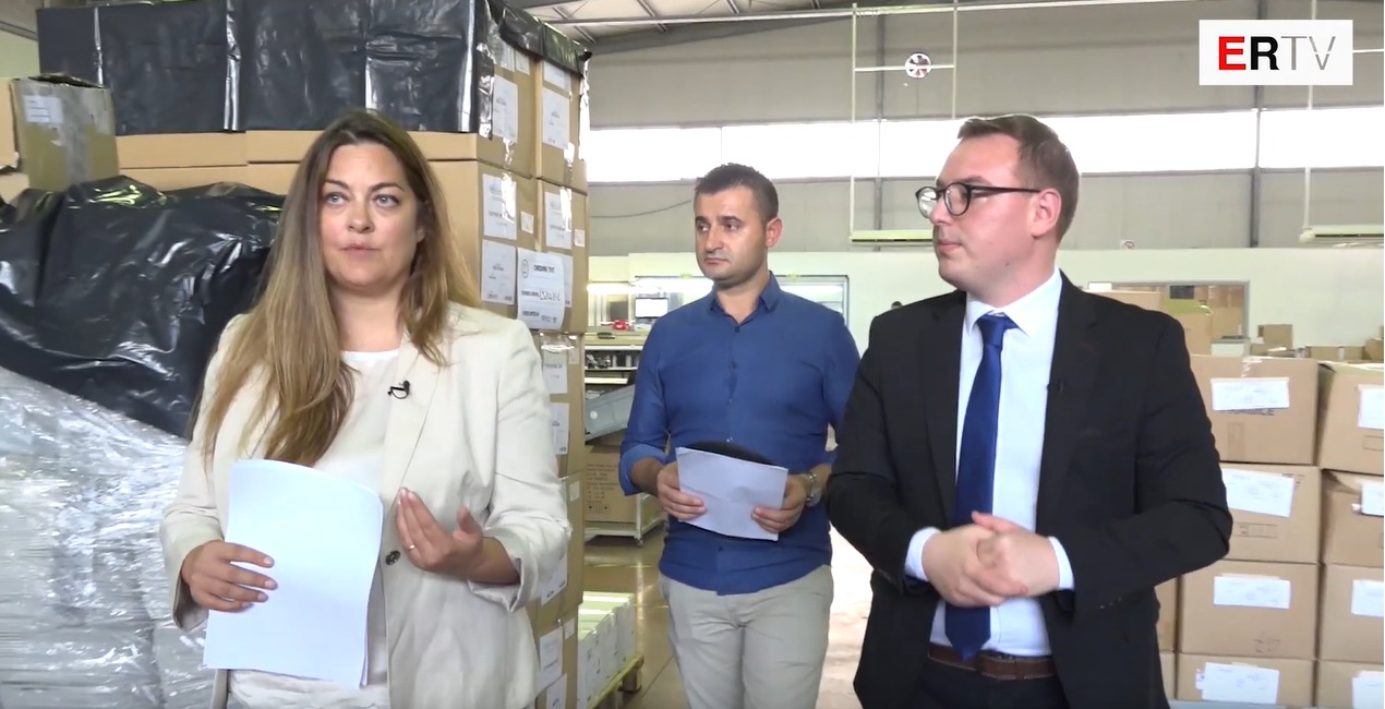 Kompania italiane prodhon në Shqipëri mjete të teknologjisë, Zëvendësministrja: Tregu ynë, i hapur dhe pa barriera për zhvillimin e industrive Kompania italiane prodhon në Shqipëri mjete të teknologjisë, Zëvendësministrja: Tregu ynë, i hapur dhe pa barriera për zhvillimin e industrive