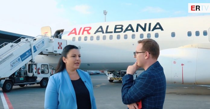 Ministrja Balluku prezanton “Migjenin”: Air Albania, shërbime ekselence me çmime low-cost