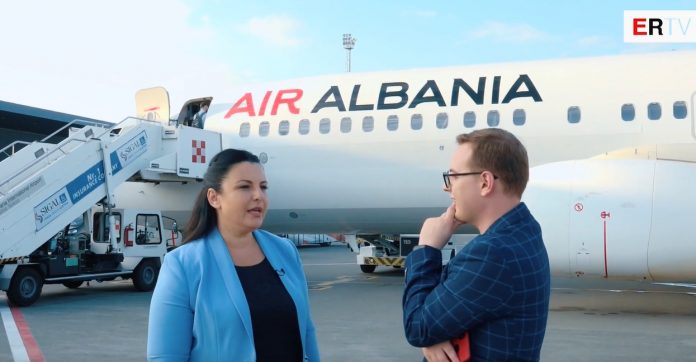 Ministrja Balluku prezanton “Migjenin”: Air Albania, shërbime ekselence me çmime low-cost Ministrja Balluku prezanton “Migjenin”: Air Albania, shërbime ekselence me çmime low-cost