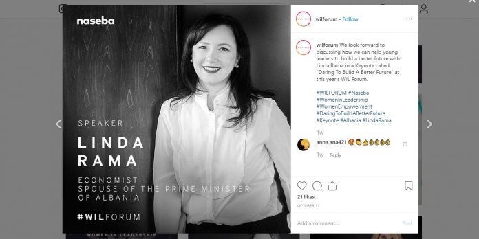 “Të guxosh për një të ardhme më të mirë”, Linda Rama folëse kryesore e Forumit Ekonomik të Grave në Lidership “Të guxosh për një të ardhme më të mirë”, Linda Rama folëse kryesore e Forumit Ekonomik të Grave në Lidership