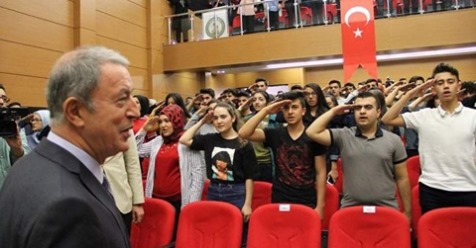 VIDEO/ Histeri kolektive në mbështetje të luftës së Erdogan që do e kishte zili dhe Kim Jong Un: I gjithë populli ushtar! VIDEO/ Histeri kolektive në mbështetje të luftës së Erdogan që do e kishte zili dhe Kim Jong Un: I gjithë populli ushtar!