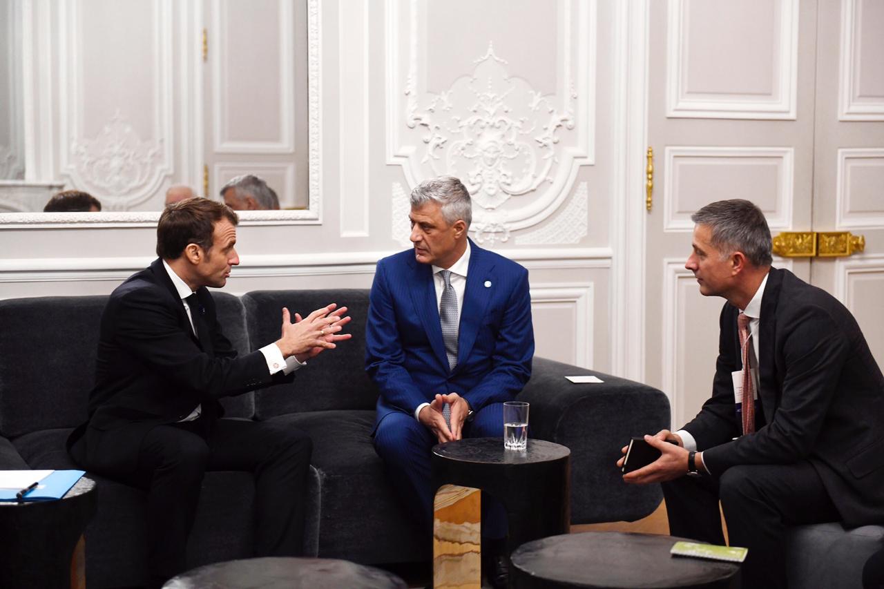Thaçi takon Macron në Paris: Kosova është e gatshme për Marrëveshje të Paqes Thaçi takon Macron në Paris: Kosova është e gatshme për Marrëveshje të Paqes