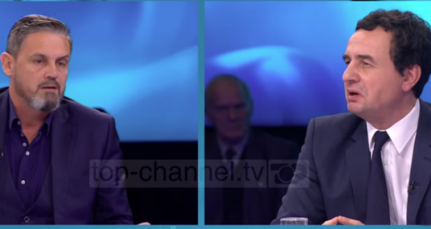 Nuk përmbahet Albin Kurti ndaj Alban Dudushit ‘live’ në emision: Ty duhet të të thërrasë prokuroria me këtë që thua