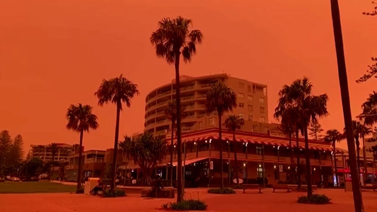 Video/ Të ecësh përmes zjarrit, qielli ngjyroset portokalli në Australi Video/ Të ecësh përmes zjarrit, qielli ngjyroset portokalli në Australi