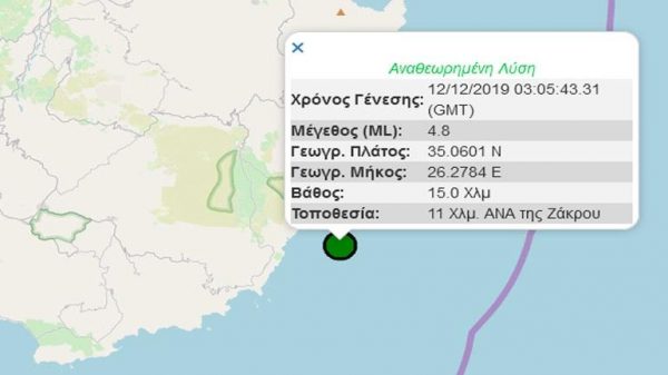 Pas Shqipërisë, tërmeti godet Greqinë, dy lëkundje të forta tmerrojnë qytetarët në orët e mëngjesit Pas Shqipërisë, tërmeti godet Greqinë, dy lëkundje të forta tmerrojnë qytetarët në orët e mëngjesit