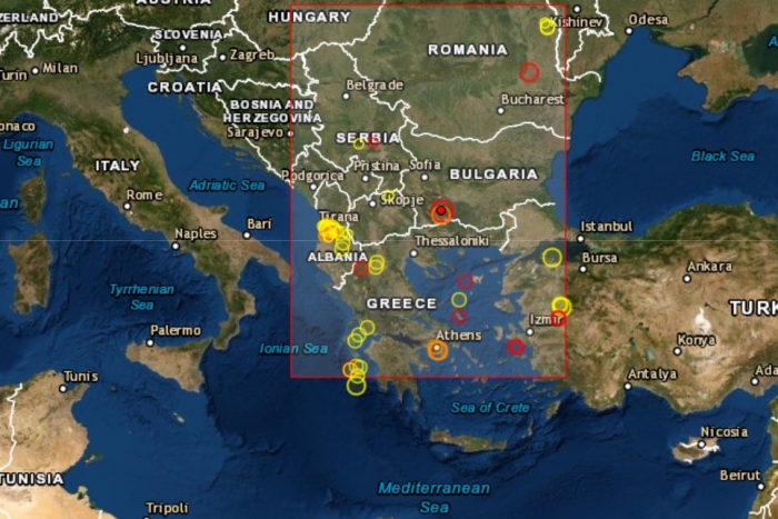 Sërish tërmet në Ballkan: Shkundet toka nga lëkundjet pranë Sofjes! Ja sa ishte magnituda Sërish tërmet në Ballkan: Shkundet toka nga lëkundjet pranë Sofjes! Ja sa ishte magnituda