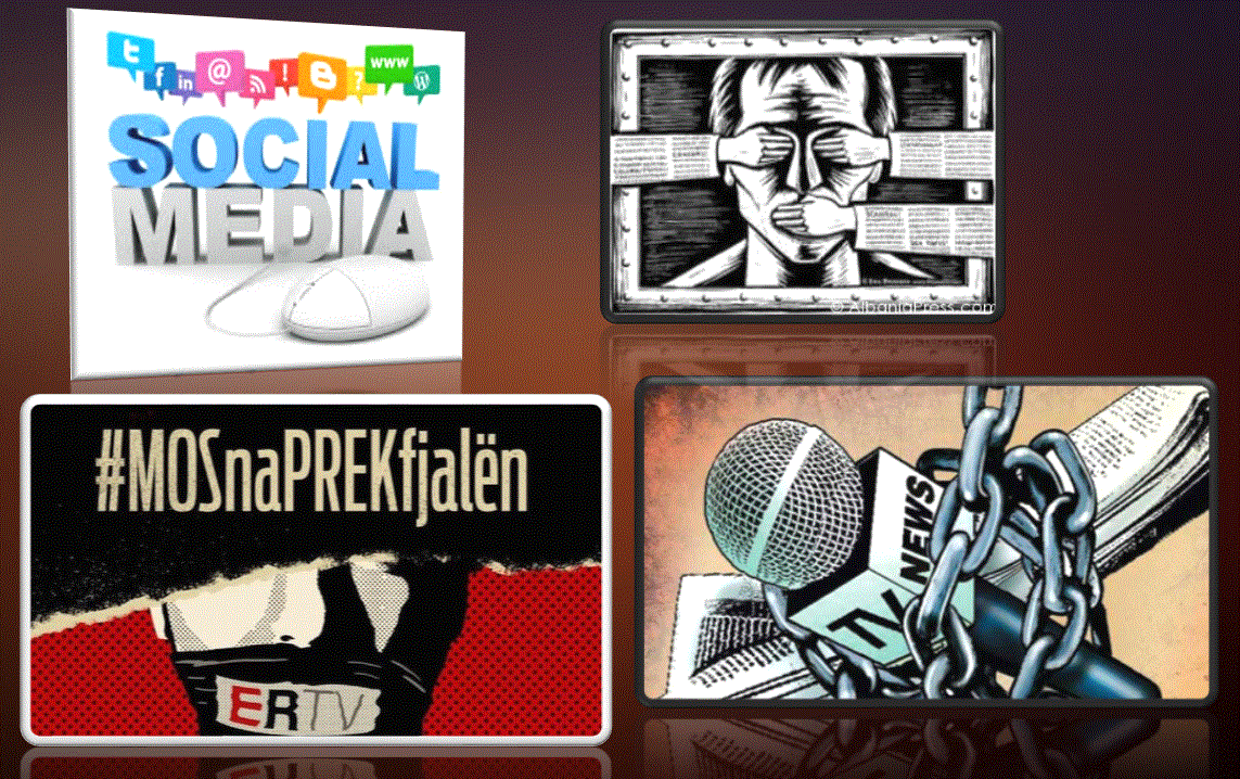 “MOS na PREK fjalën”! Gazetarët kundër paketës anti-shpifje: Sot protestojmë, të anulohet ligji “MOS na PREK fjalën”! Gazetarët kundër paketës anti-shpifje: Sot protestojmë, të anulohet ligji