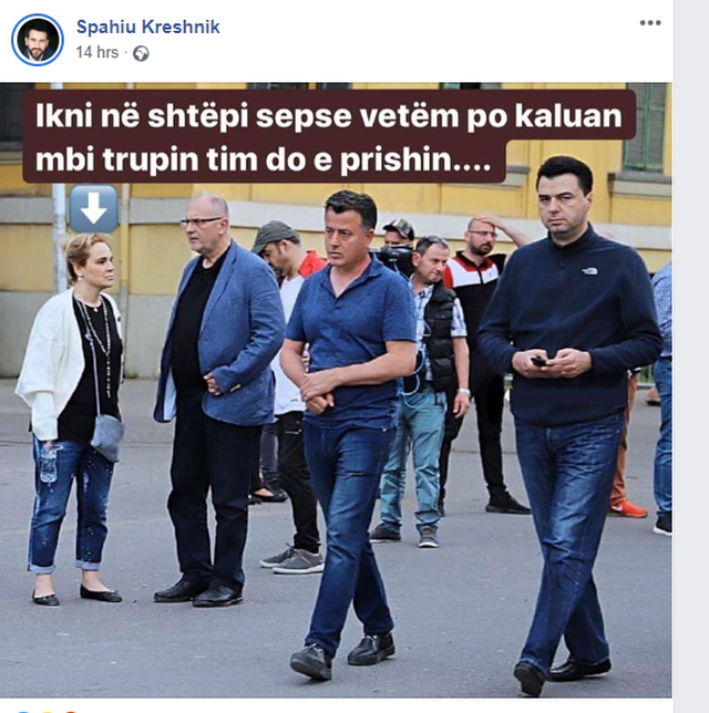 “Thesarin e Krrabës do e shkrijnë vetëm po kaluan mbi Monikën”! Kreshnik Spahiu publikon fotot dhe nuk lë gjë pa thënë për Kryemadhin